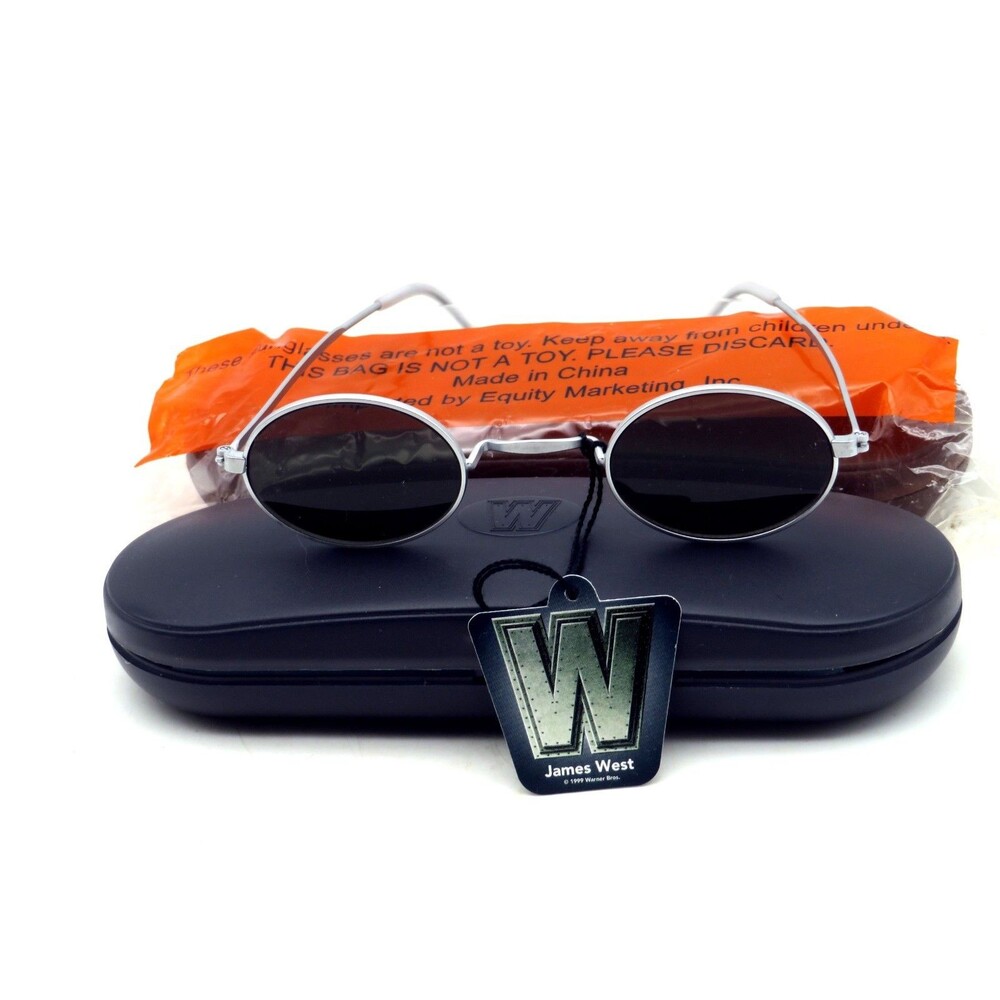 Vintage 1999 Burger King Wild Wild West James West Sunglasses 2 Sets w Cases